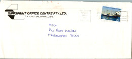 Australia Cover HMY Britannia Gippsprint Office Centre Morwell  To Melbourne - Lettres & Documents