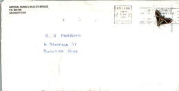Australia Cover Butterfly National Parks & Wildlife Service Salisbury To Burnside - Lettres & Documents