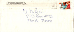 Australia Cover Crawfish ABC Duct Componentry Moorabbin  To Melbourne - Lettres & Documents