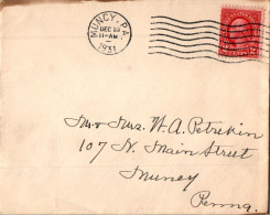 US Cover 2c Muncy Pa 1931 For Pa - Lettres & Documents