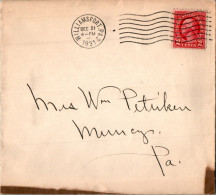 US Cover Williamsport 1931 Pa Christmas Label - Briefe U. Dokumente