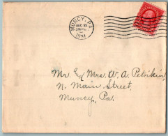 US Cover Muncy Pa 1931 2c Christmas Label - Covers & Documents