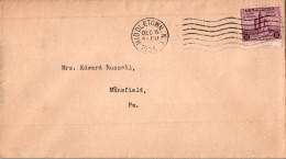 US Cover Chicago Middletown NY 1934  For Mansfield PA - Cartas & Documentos