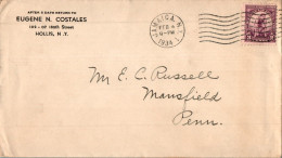 US Cover Los Angeles Olympics Jamaica 1934  For Mansfield PA - Brieven En Documenten