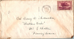 US Cover The Charter Wendover 1935 For Pen - Storia Postale