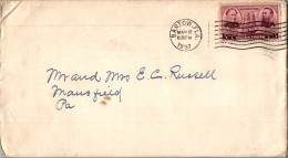 US Cover Hartford Boat Bartow FLA 1937  For Mansfield PA - Storia Postale