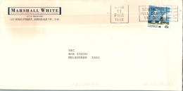 Australia Cover Marshall White Armadale To Melbourne - Cartas & Documentos