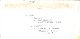 Australia Cover Arrival Gfrank Small Marketing & Research To Ermington - Lettres & Documents