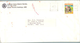 Australia Cover Fossim Anglican Home Mission To Putney - Storia Postale