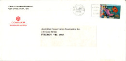 Australia Cover Angelfish Comalco Aluminium To Fitzroy - Cartas & Documentos