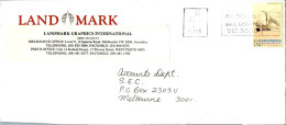 Australia Cover Britannia Landmark Graphics For Melbourne - Lettres & Documents