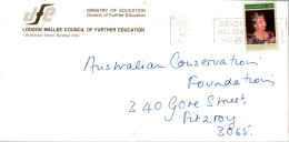 Australia Cover Queen Elizabeth Loddon Mallee Council Education For Fitzroy - Lettres & Documents