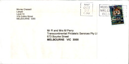 Australia Cover Owl Murray Chessell To Melbourne - Lettres & Documents