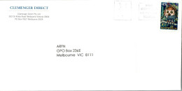 Australia Cover Owl Clemenger Direct To Melbourne - Lettres & Documents