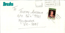 Australia Cover Queen Elizabeth Brashs  To Melbourne - Briefe U. Dokumente