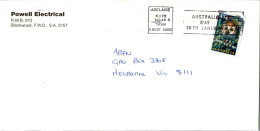 Australia Cover Owl Powell Electrical  Blackwood To Melbourne - Lettres & Documents