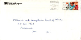 Australia Cover Crawfish RESI Statewide Building Society To Melbourne - Storia Postale
