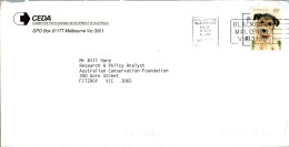 Australia Cover Dog Ceda Committee For Economic Development Of Australie To Fitzroy - Lettres & Documents