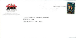 Australia Cover Owl Skyline Real Estate Frenchs Forest  To Melbourne - Lettres & Documents