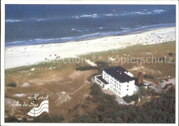 72573953 Dierhagen Ostseebad Fliegeraufnahme Hotel An Der See Mit Strand Dierhag - Autres & Non Classés