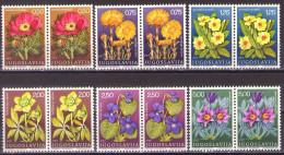 Yugoslavia 1969 -Flowers - Flora - Mi 1330-1335 - MNH**VF - Nuevos