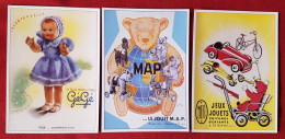 8 Cartes Postales Modernes Sur Les Jouets - Games & Toys