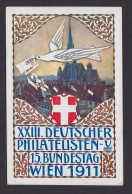 Philatelie Österreich Privatganzsache 3 H. Friedenstaube Wien 23. Deutscher - Brieven En Documenten