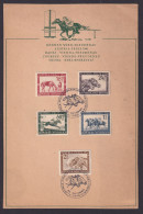 Österreich 785-789 Pferderennen Austria-Preis Selten Gedenkblatt Wien Freudenau - Storia Postale