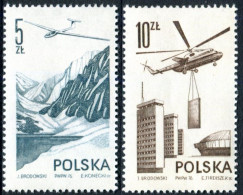 Polonia  1976 Aereo 55/56   ** - Unused Stamps