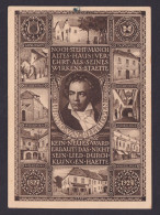 Österreich Ganzsache Beethoven Musik Komponist Sulz Röthis N. Dornbirn 4.5.1927 - Cartas & Documentos