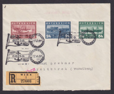 Österreich 639-641 Schiffspost Babenberg 100 Jahre D.D.S.G. R Brief Feldkirch - Brieven En Documenten