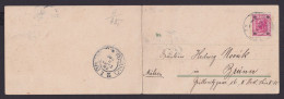 Österreich Tetschen Bodenbach Klapp Anischtskarte EF Kaiser N Brünn Mähren 1902 - Sonstige & Ohne Zuordnung