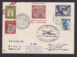 Flugpost Österreich Attr. Brief Mit Vögel + Bundesrepublik Ifraba 171-172 Plus - Storia Postale