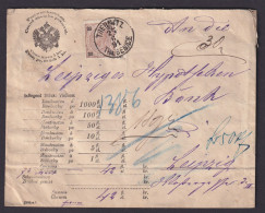 Österreich EF 65 Kaiser Franz Josef K1 Trbnitz Trebenice Nordböhmen Tschechien - Briefe U. Dokumente