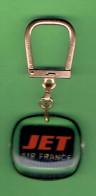 PORTE CLEFS RESINE AIR FRANCE JET CARAVELLE BOEING 707 INTERCONTINENTAL VERS 1960 EN BON ETAT - Andere & Zonder Classificatie