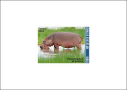 MALI 2024 DELUXE PROOF - HIPPOPOTAMUS HIPPOPOTAME HIPPOPOTAMES - Autres & Non Classés