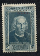 ED. 562H (*) , DESCUBRIMIENTO DE AMÉRICA  , SELLO HABILITADO ( C.U.P.P. ) - Neufs