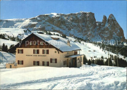 72573439 Seiser Alm Dolomiten Pension Zorzi Ristorante Bar Winter  - Other & Unclassified