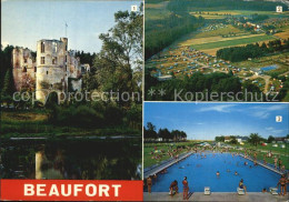 72573426 Beaufort_Befort_Luxembourg Schloss Camping Schwimmbad - Altri & Non Classificati