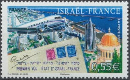 2008 - 4299 - 60ème  Anniversaire Du Premier Vol Etat Israël-France - Nuevos