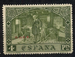 ED. 557H (*) , DESCUBRIMIENTO DE AMÉRICA  , SELLO HABILITADO ( C.U.P.P. ) - Unused Stamps