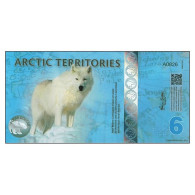 C0017# Territorios Árticos 2013 [BLL] 6 Dólar Polar (SC) - Fiktive & Specimen