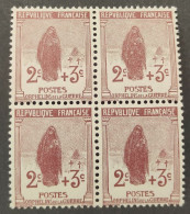 N° 148  Neuf ** Gomme D'Origine En Bloc De 4  TTB - Unused Stamps