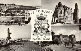 62 , Cpsm  LE TOUQUET , PARIS PLAGE , 636 , Multivues  (15225.V.24) - Le Touquet