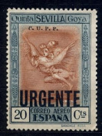 ED. 530H (*) , QUINTA DE GOYA EN LA EXPOSICIÓN DE SEVILLA , SELLO HABILITADO ( C.U.P.P. ) - Unused Stamps