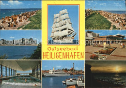 72572735 Heiligenhafen Ostseebad Strand Panorama Hallenwellenbad Hafen Zweimaste - Heiligenhafen
