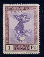 ED. 526H (*) , QUINTA DE GOYA EN LA EXPOSICIÓN DE SEVILLA , SELLO HABILITADO ( C.U.P.P. ) - Unused Stamps