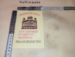 MX00297 PISA 1965 TIMBRO ANNULLO PIAZZA ARCIVESCOVADO XVII CONGRESSO EUCARISTICO NAZIONALE - 1961-70: Marcophilia