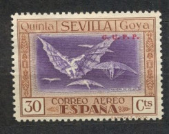ED. 523H (*) , QUINTA DE GOYA EN LA EXPOSICIÓN DE SEVILLA , SELLO HABILITADO ( C.U.P.P. ) - Unused Stamps