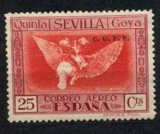 ED. 522H (*) , QUINTA DE GOYA EN LA EXPOSICIÓN DE SEVILLA , SELLO HABILITADO ( C.U.P.P. ) - Ungebraucht